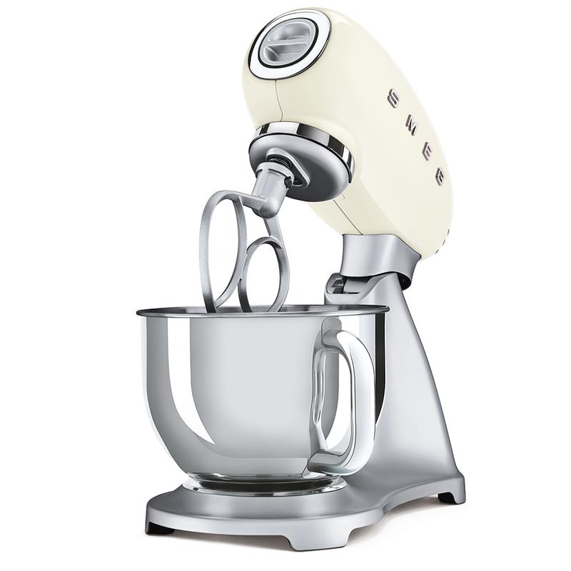 SMEG SMF02CRUK 50s Style Stand Mixer Cream - View 3