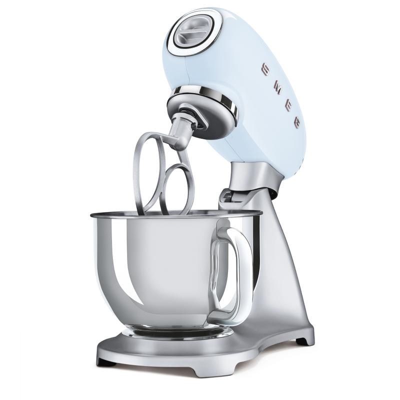 SMEG SMF02PBUK 50s Style Stand Mixer Pastel Blue - View 3
