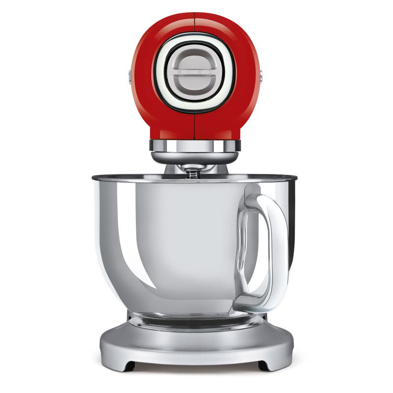 SMEG SMF02RDUK 50s Style Stand Mixer Red - View 2