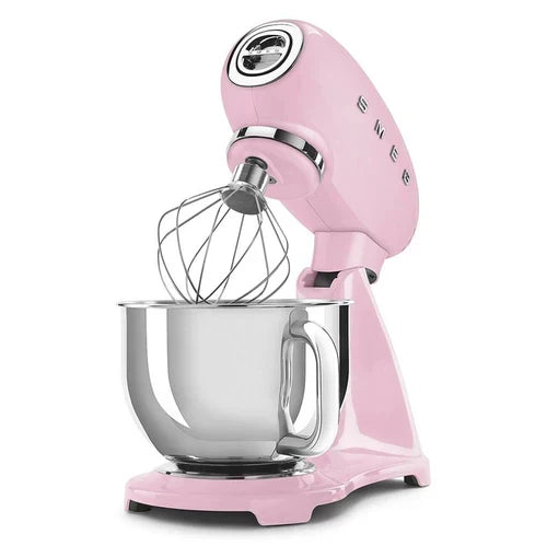 SMEG SMF03PKUK 50s Style Stand Mixer Pink - View 3