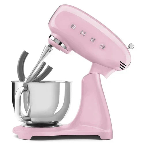 SMEG SMF03PKUK 50s Style Stand Mixer Pink - View 4