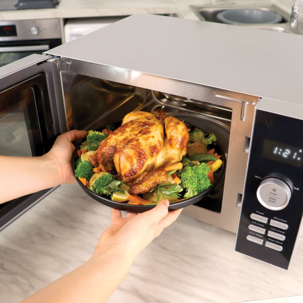 Statesman SKMG0923DSS Microwave with Grill Silver - View 4