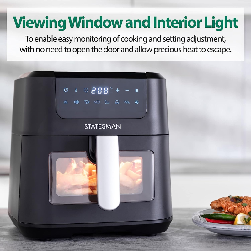 Statesman SKAF05015BK - Air Fryer - Black - View 4