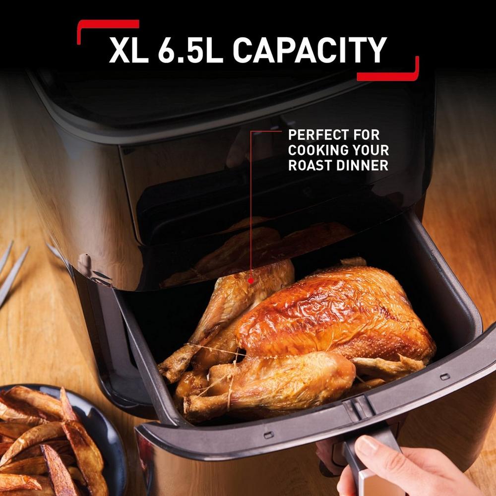 Tefal FW201827 EasyFry 3in1 Digital Air Fryer Grill & Steamer 6.2L Black - View 3