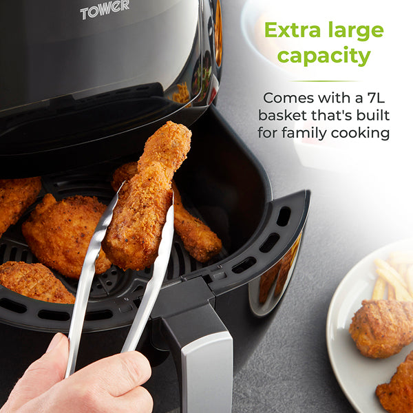 Tower T17072 Vortx Vizion 7 Litre Air Fryer With Digital Display - View 8